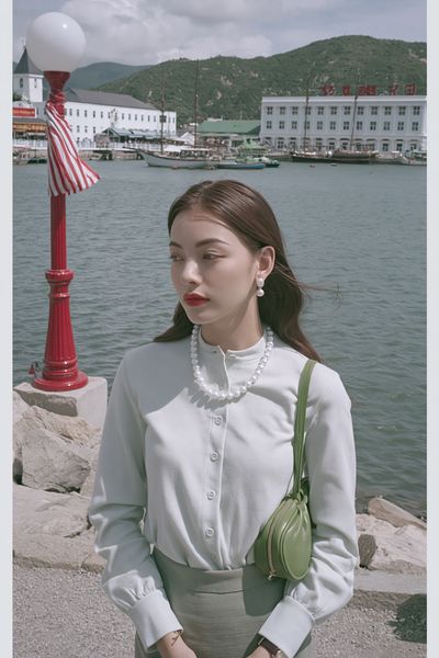 Harbor Portrait Photography Poster.