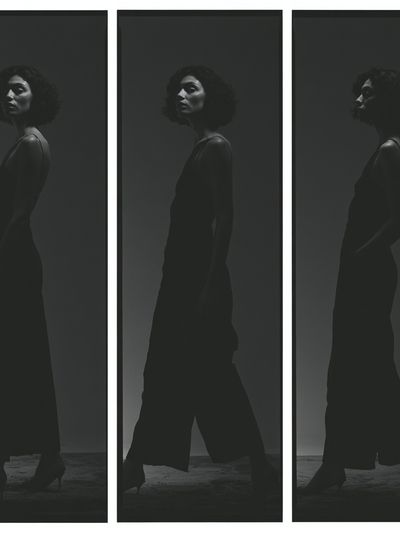 Monochrome Fashion Triptych Poster.