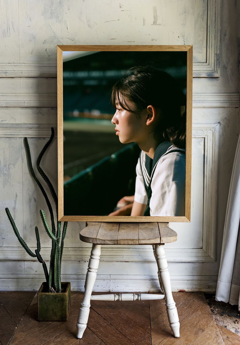 Schoolgirl Portrait Photography Poster. — room view 1