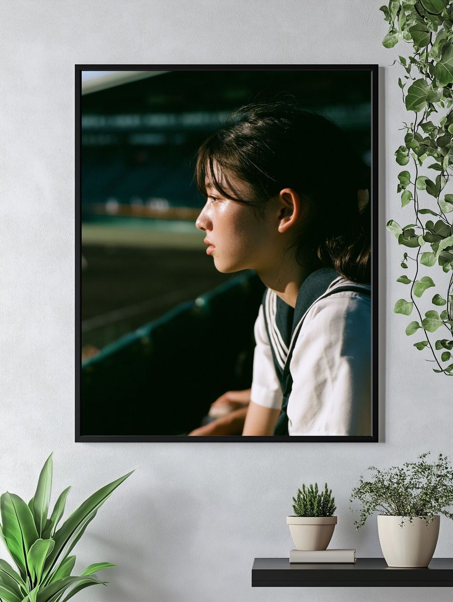 Schoolgirl Portrait Photography Poster. — room view 4
