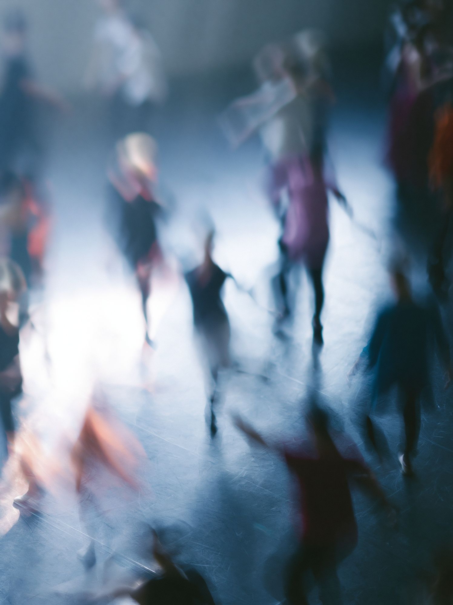 Blurred Dancers Photography Poster. poster — photography art