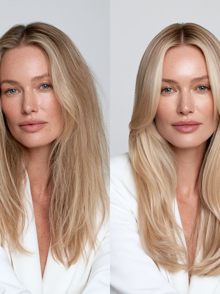 Blonde Beauty Portrait Poster. poster detail