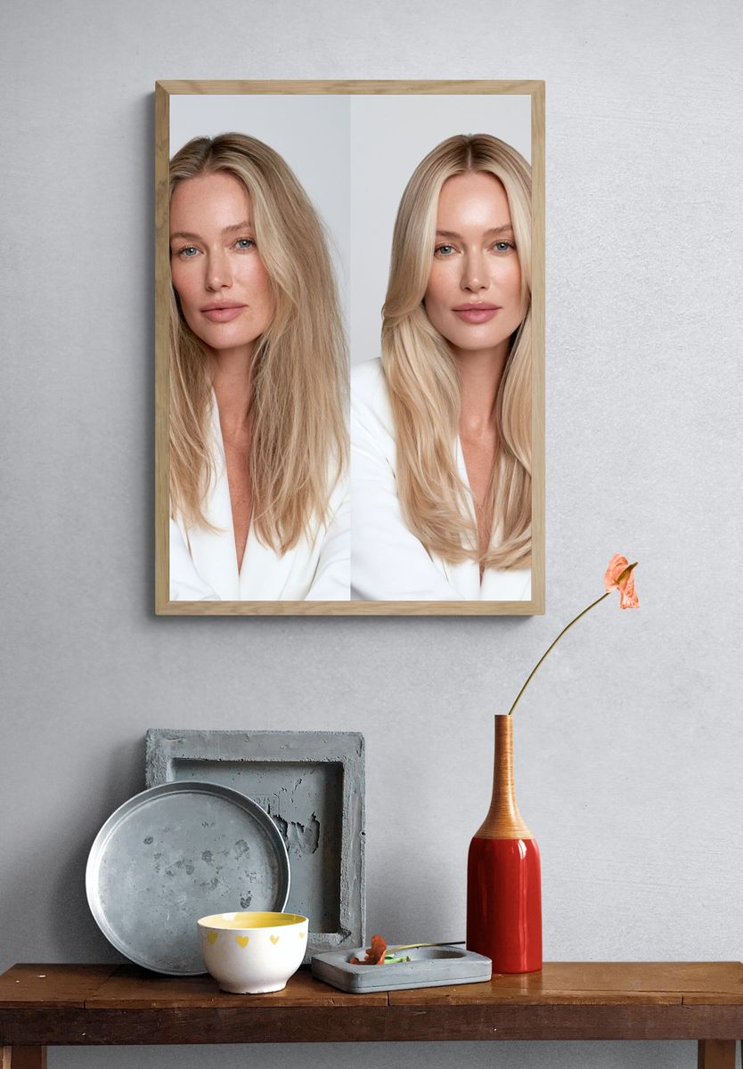 Blonde Beauty Portrait Poster. — room view 3