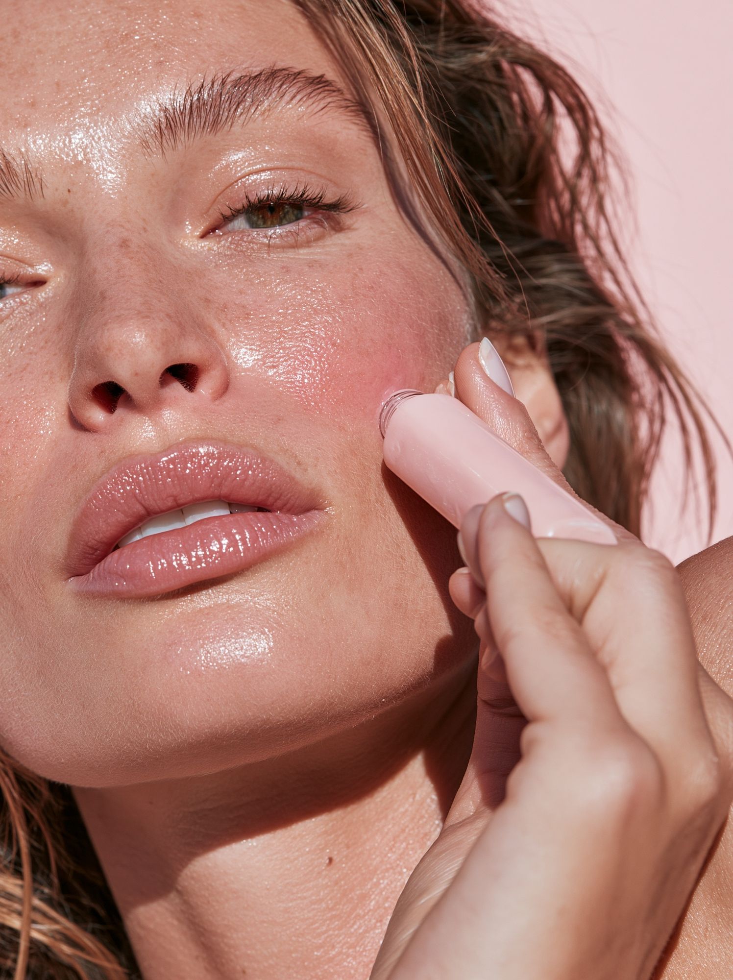Glow Skincare Portrait Poster. poster — photography art