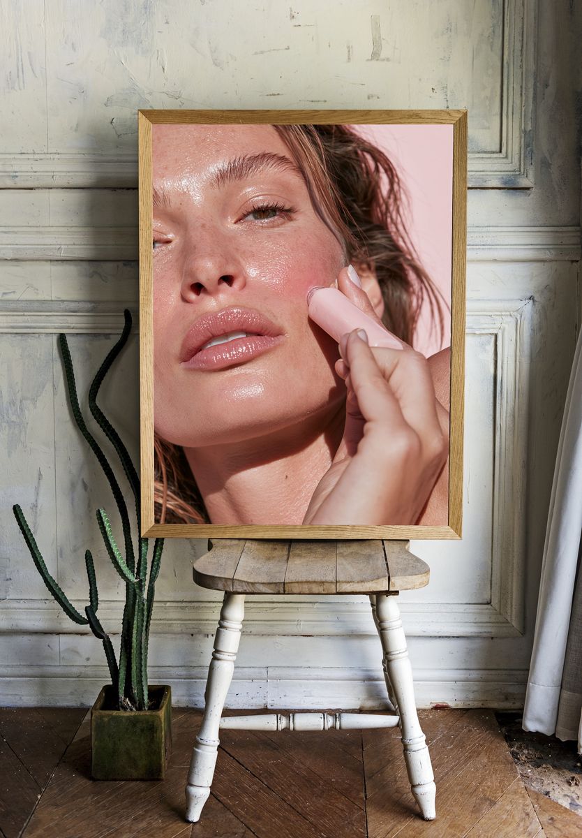 Glow Skincare Portrait Poster. — room view 1