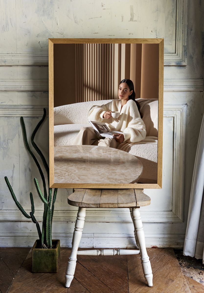 Cozy Interior Portrait Photography Poster. — room view 1