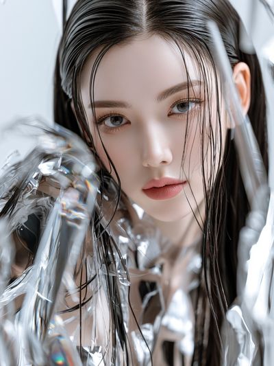Futuristic Portrait Photography Poster.