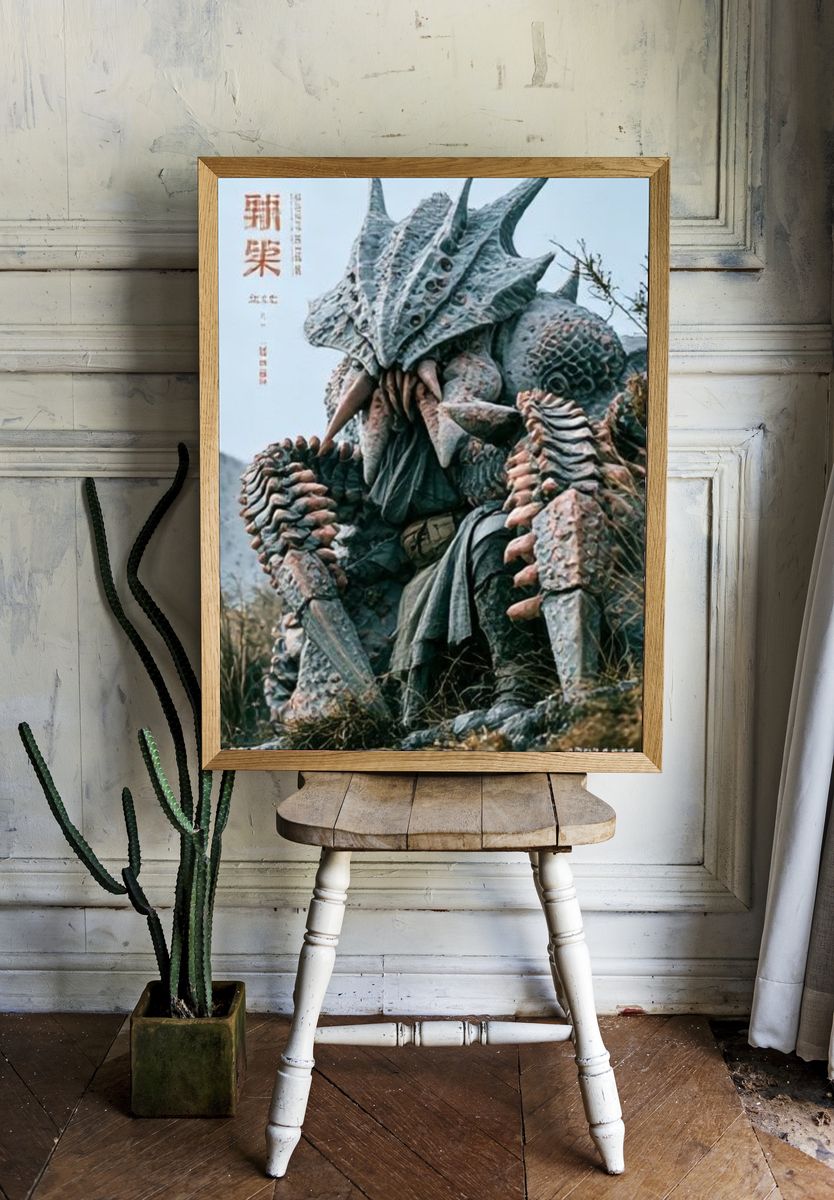 Kaiju Monster Photography Poster. room preview