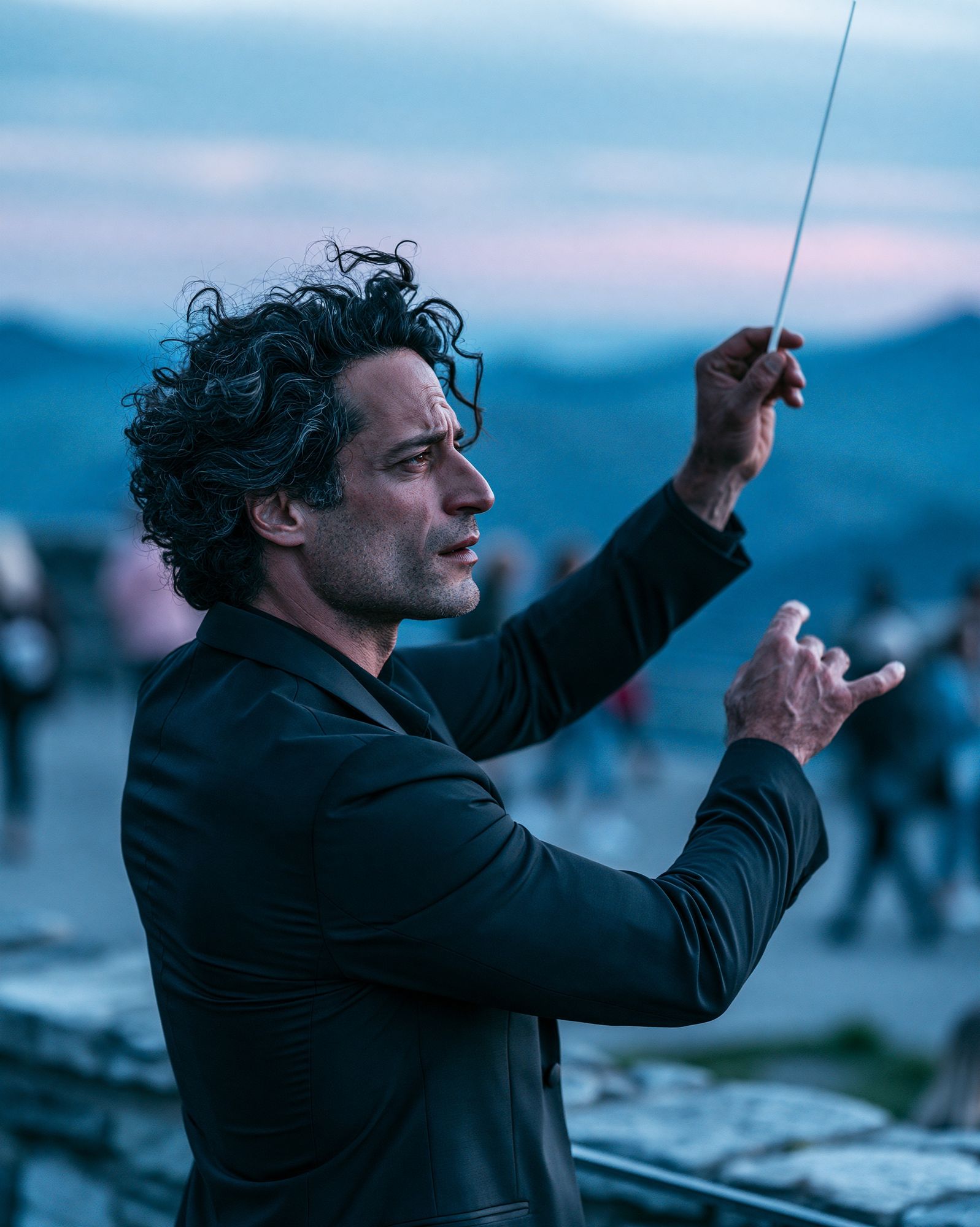 Conductor Portrait Photography Poster. poster detail
