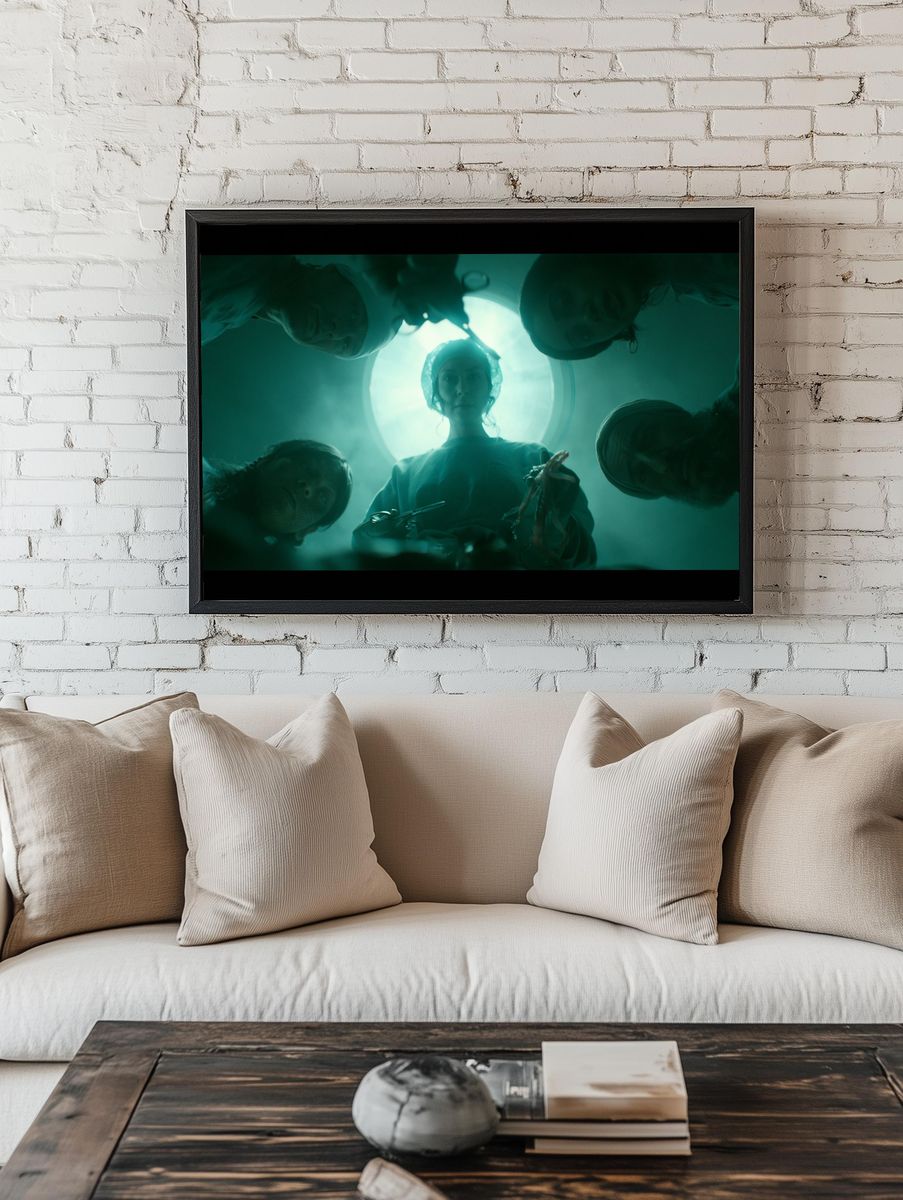 Surgical Circle Portrait Poster. room preview