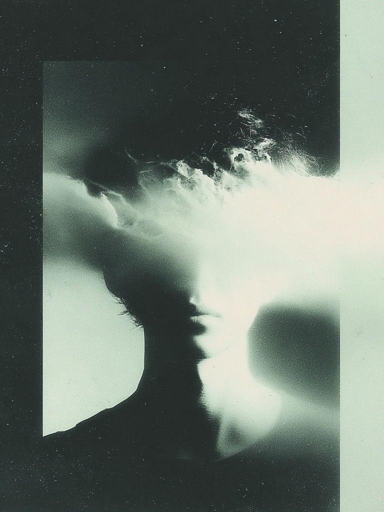 Abstract Monochrome Silhouette Poster. poster detail