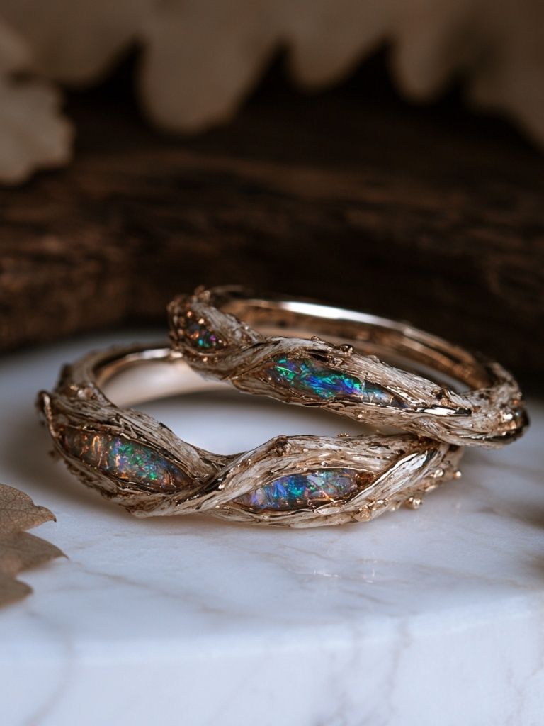 Opal Branch Rings Photography Poster. poster — photography art