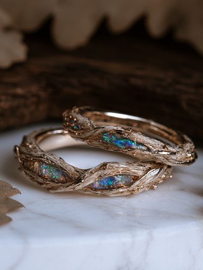 Opal Branch Rings Photography Poster.