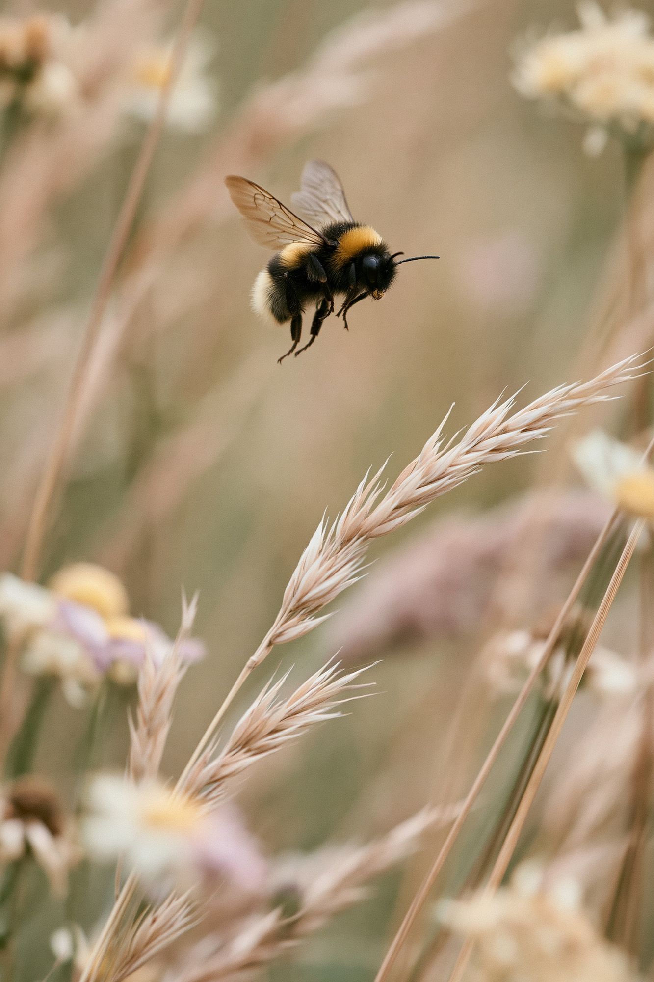 Bumblebee Meadow Photography Poster. poster — photography art