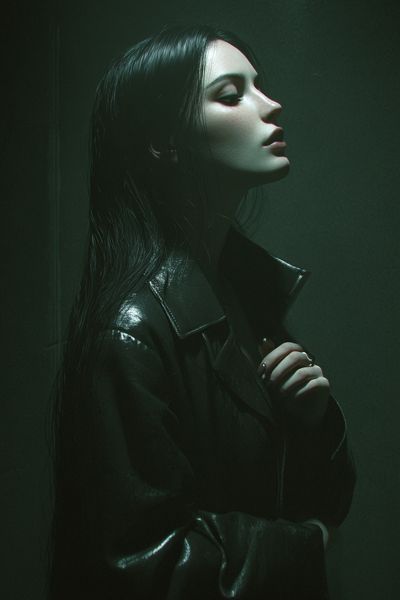 Moody Portrait Photography Poster.