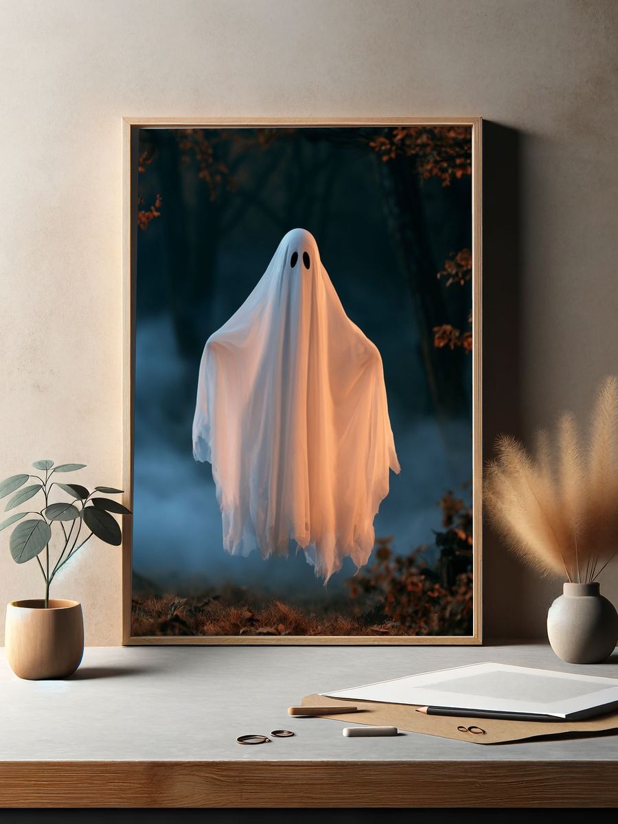 Floating Ghost Photography Poster. — room view 2