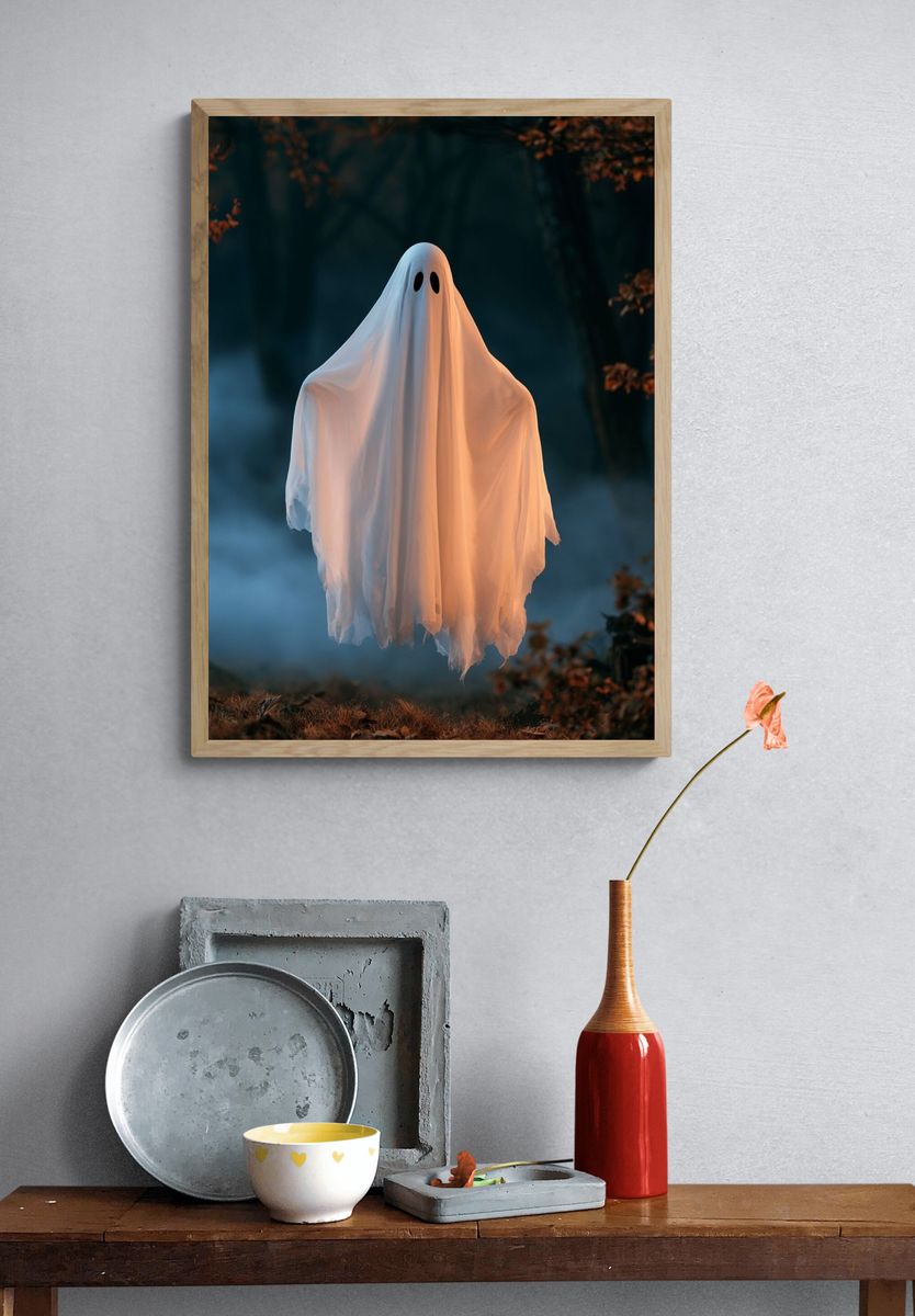 Floating Ghost Photography Poster. — room view 3