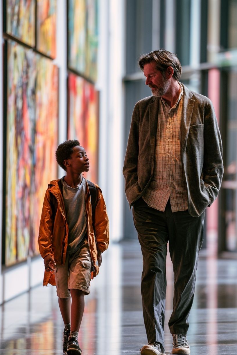 Museum Walk Photography Poster. poster — photography art