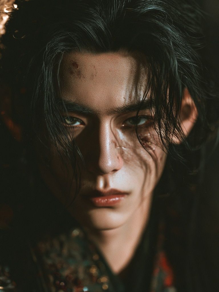 Moody Portrait Photography Poster. poster detail