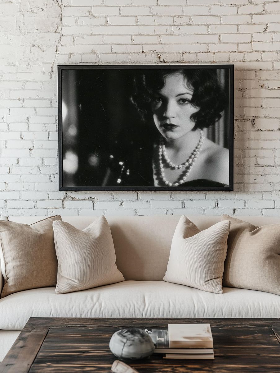 Vintage Film Noir Portrait Poster. room preview