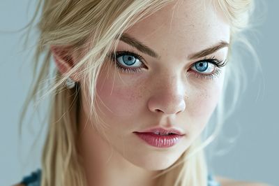 Blonde Portrait Photography Poster.