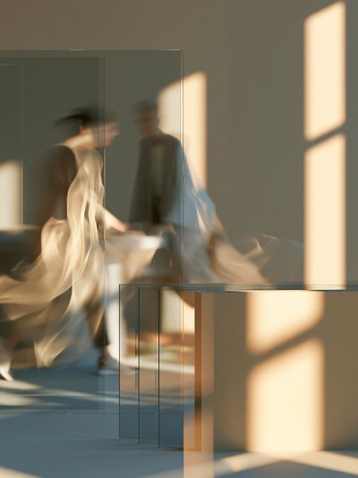 Sunlit Blur Interior Photography Poster. poster print