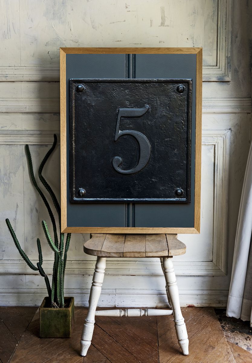 House Number 5 Photography Poster. — room view 1
