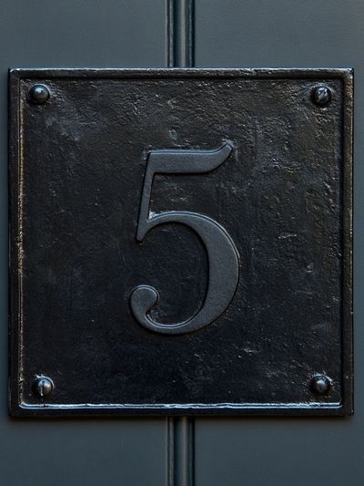 House Number 5 Photography Poster.