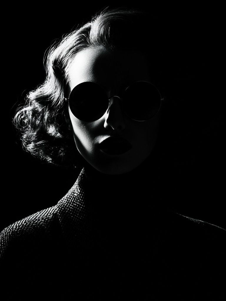 Noir Fashion Portrait Poster. poster — photography art