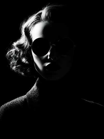 Noir Fashion Portrait Poster. poster