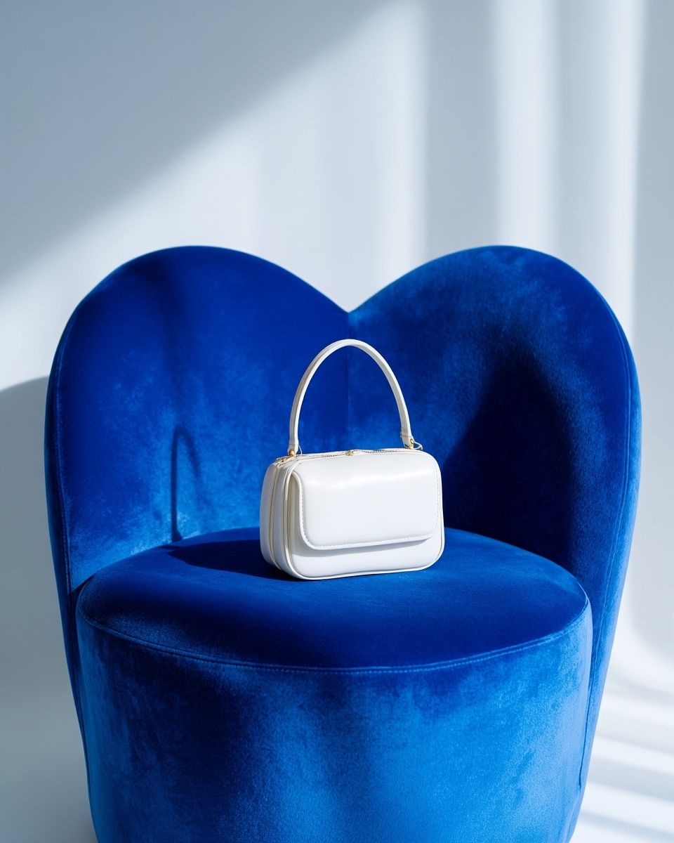 Blue Velvet Chair Still Life Poster. poster — photography art