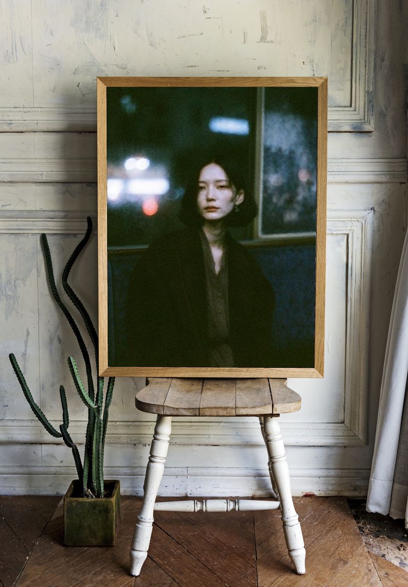 Noir Portrait Photography Poster. — room view 1