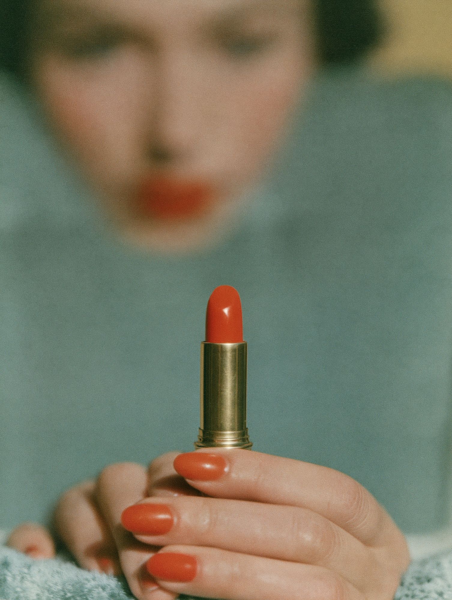 Red Lipstick Portrait Poster. poster — photography art