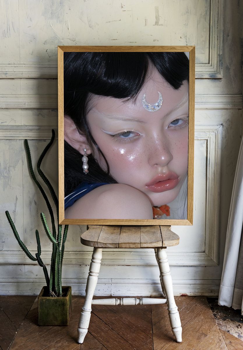 Celestial Portrait Photography Poster. — room view 1