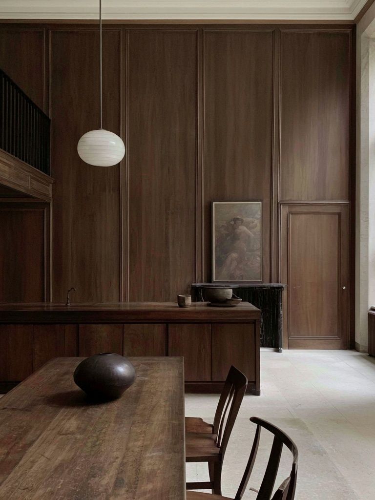 Wooden Interior Minimalist Photography Print. poster — photography art