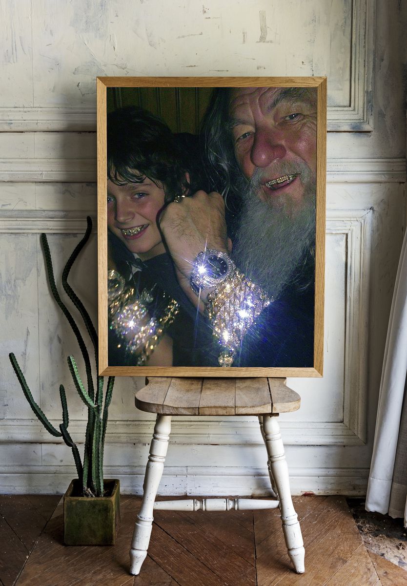 Glamorous Portrait Photography Poster. room preview