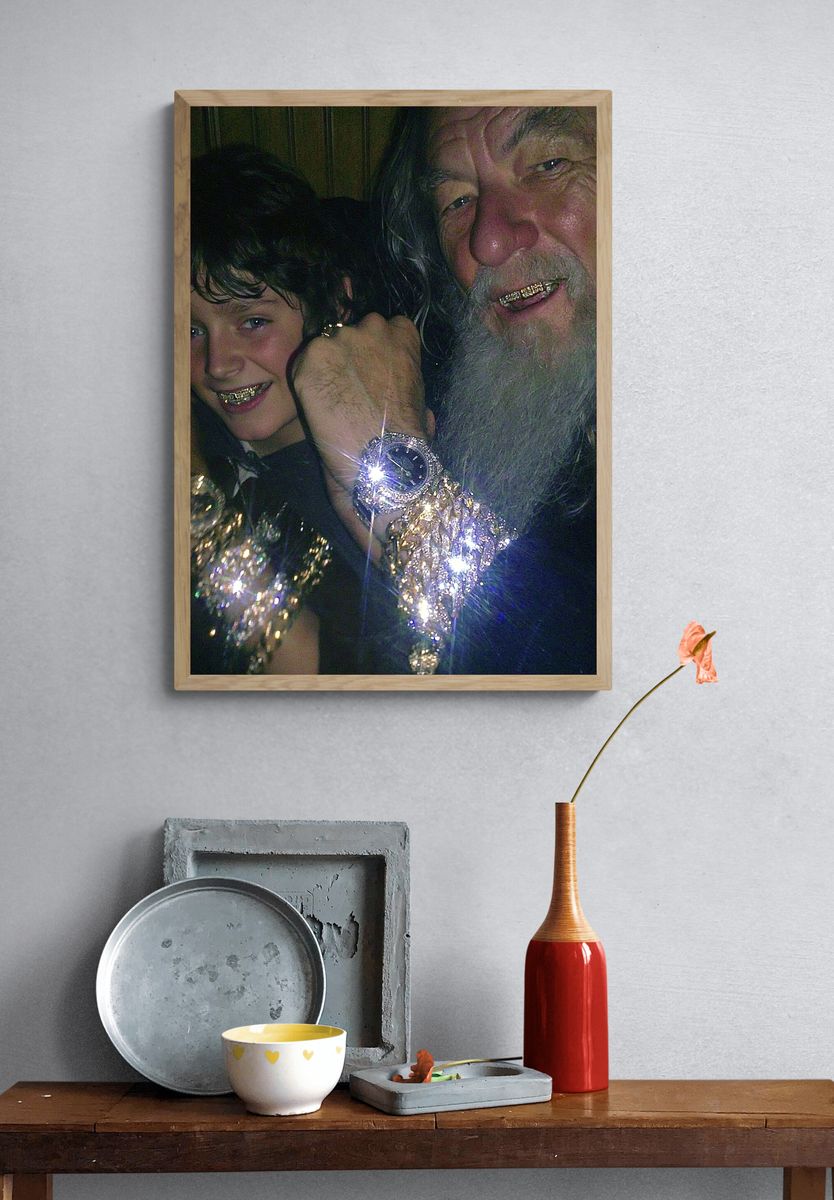 Glamorous Portrait Photography Poster. — room view 3