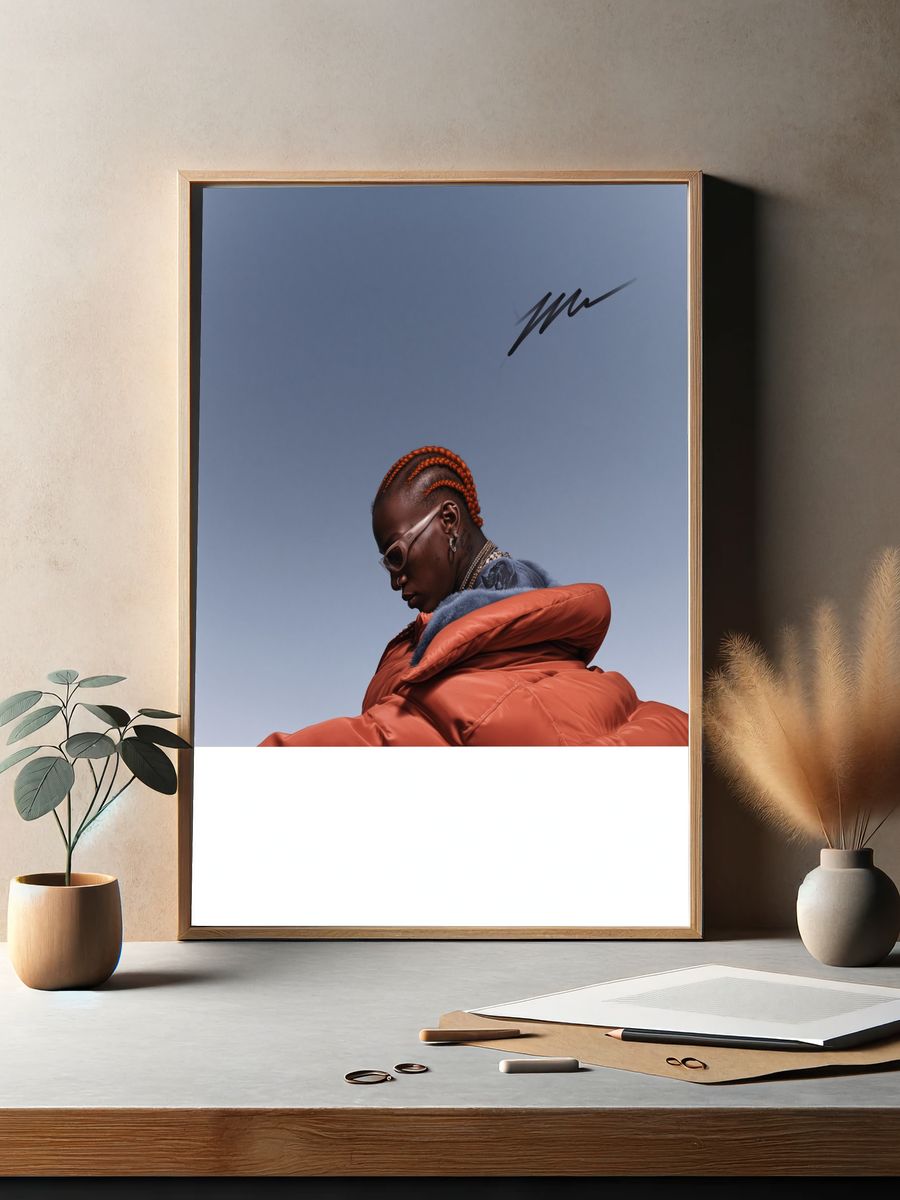 Urban Portrait Fashion Poster. — room view 2