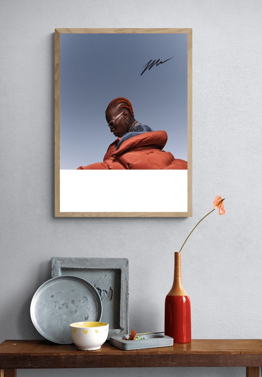 Urban Portrait Fashion Poster. — room view 3
