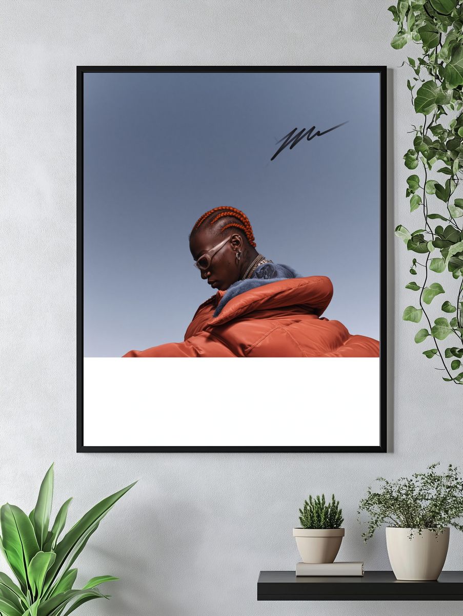 Urban Portrait Fashion Poster. — room view 4
