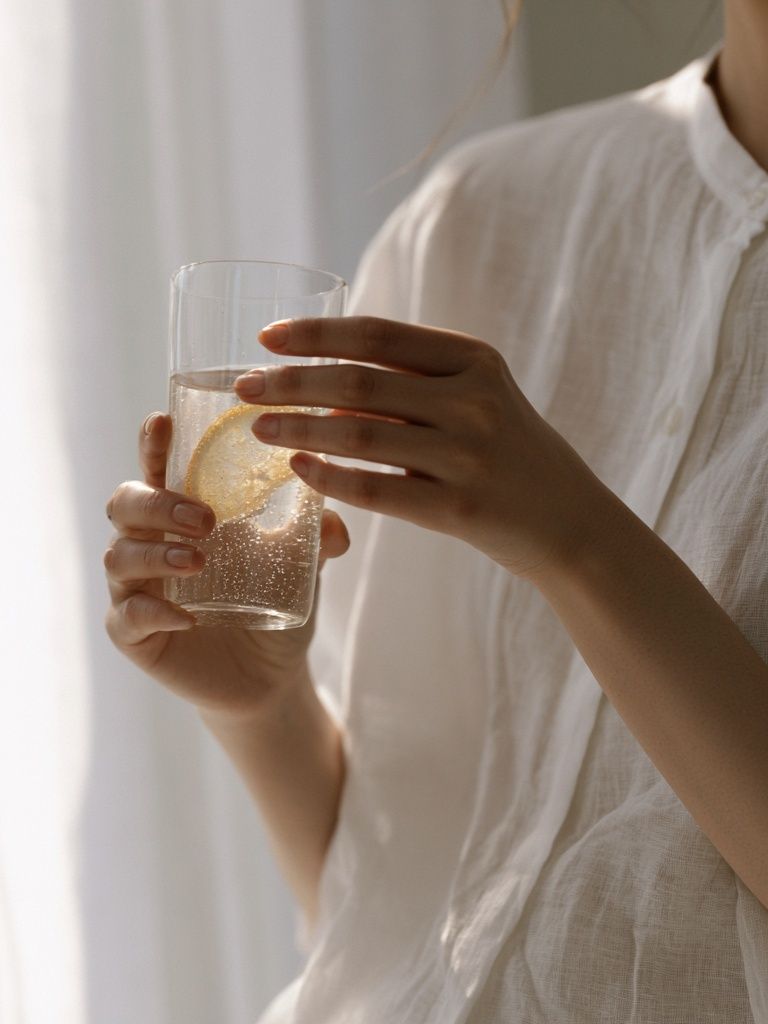 Lemon Water Still Life Photography Poster. poster — photography art