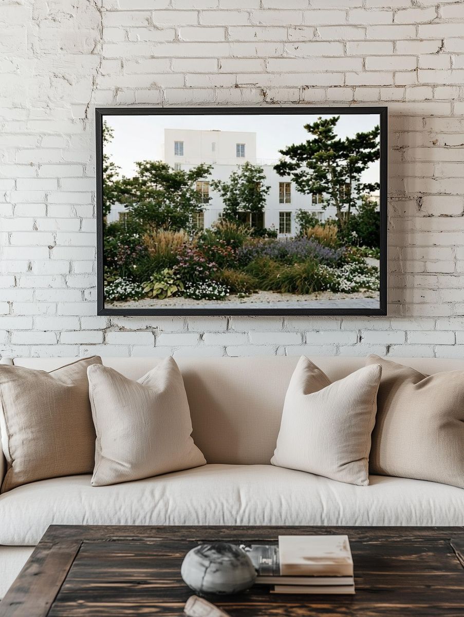 White House Garden Photography Poster. — room view 1