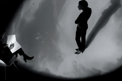 Noir Fashion Silhouette Poster.