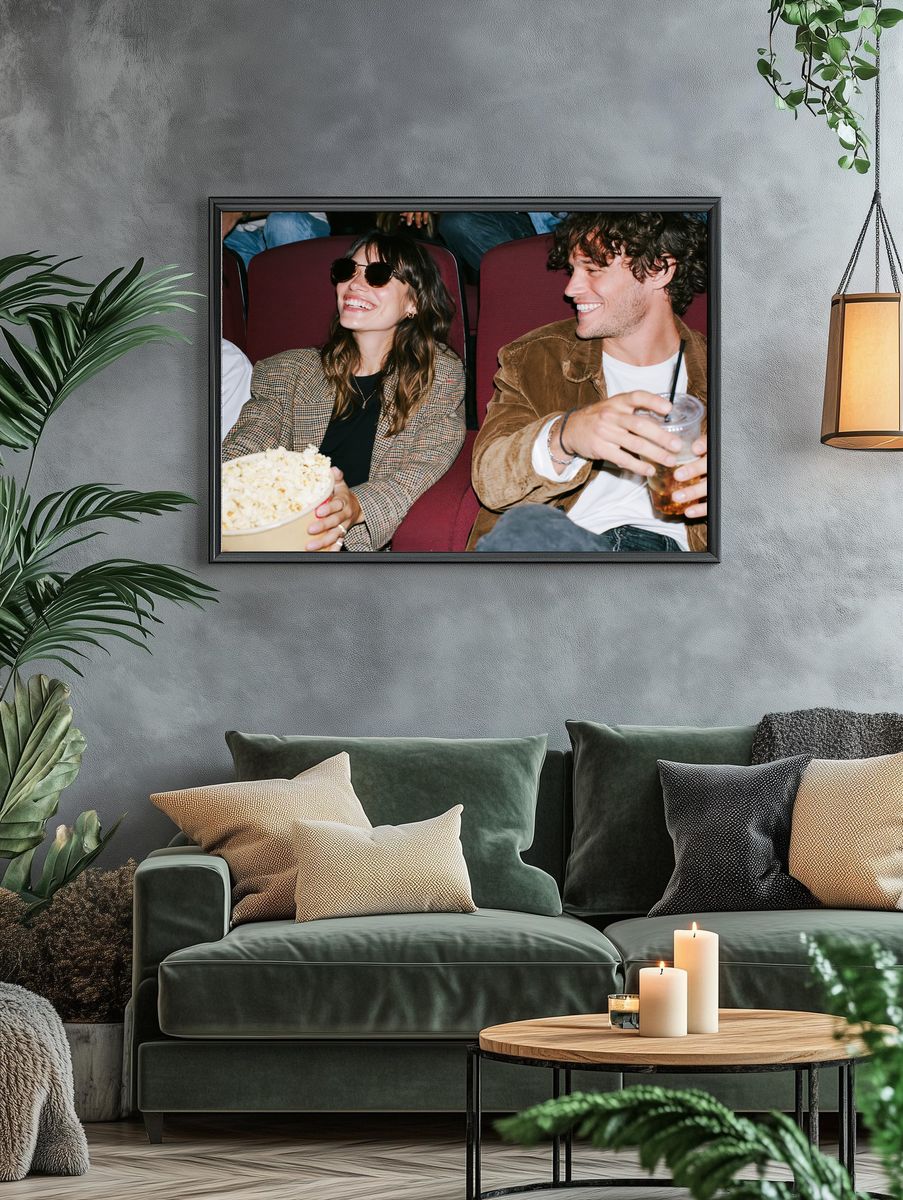 Cinema Date Night Photography Poster. — room view 4