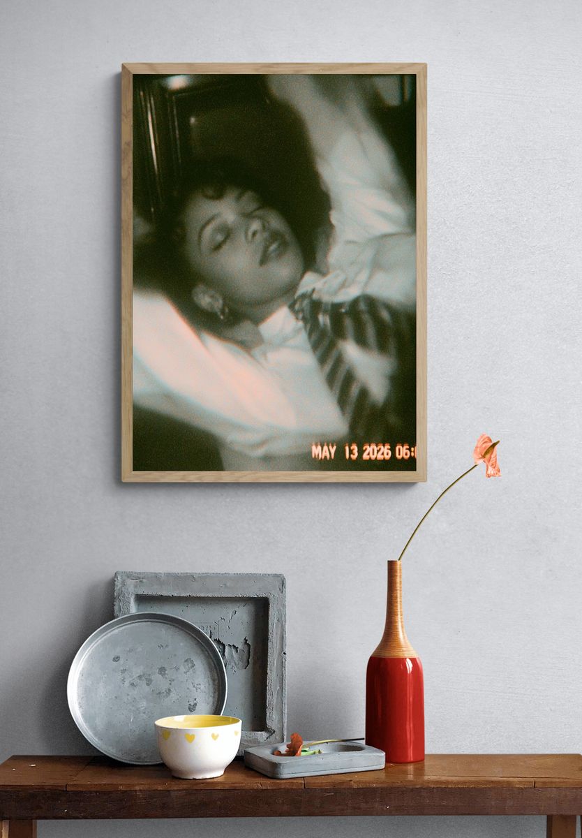 Dreamy Vintage Portrait Poster. — room view 3