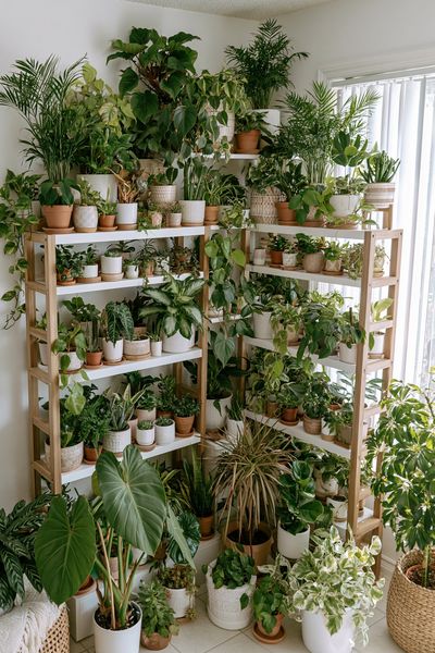 Indoor Plant Jungle Photography Poster. poster