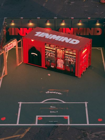 Neon Pop-Up Court Photography Poster. poster