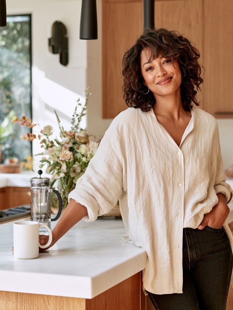 Cozy Kitchen Portrait Photography Poster. poster detail