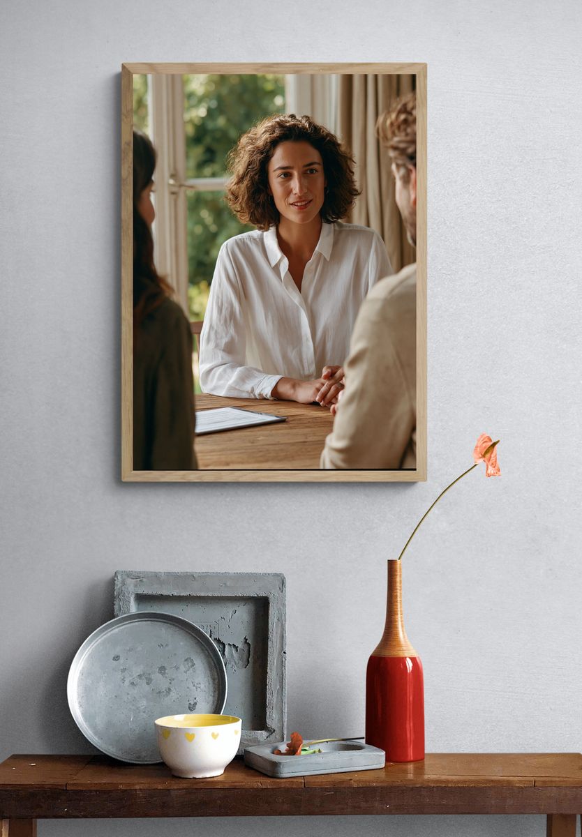 Counseling Session Portrait Poster. — room view 3