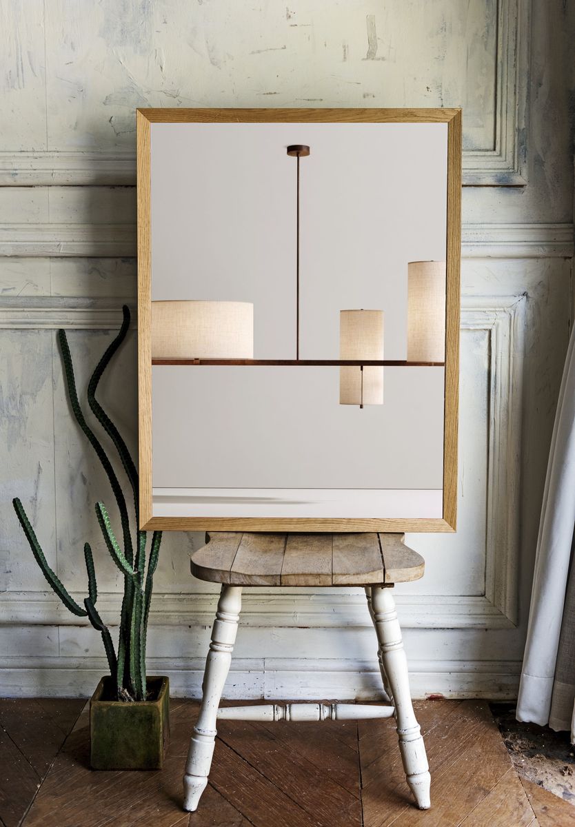 Modern Pendant Lamp Photography Poster. room preview